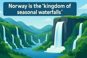 In Norway, waterfalls live “by their own rules”.